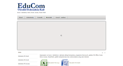 Desktop Screenshot of educom.pl