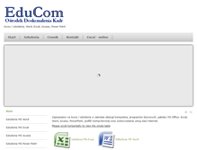 Tablet Screenshot of educom.pl